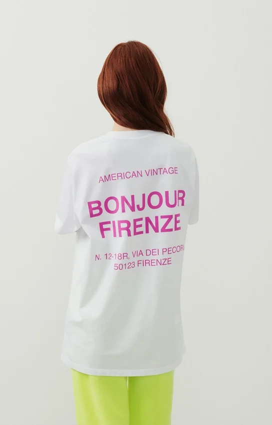 Unisex's t-shirt Fizvalley Reference: MFIZ02FIRENZEH26