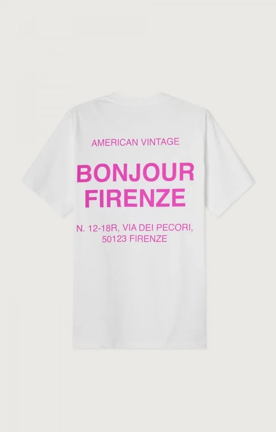 Unisex's t-shirt Fizvalley Reference: MFIZ02FIRENZEH26