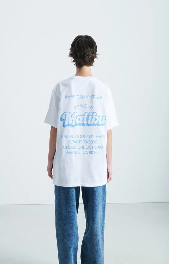 Unisex's t-shirt Fizvalley Reference: MFIZ25BMALIBUH26